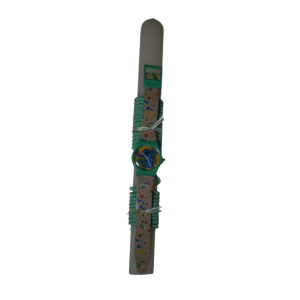 Χειροποίητη Αρωματική Λαμπάδα Με Παιδικό Ρολόι Μέντα Τερατάκι (2026094)