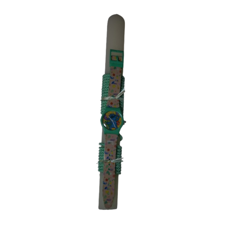 Χειροποίητη Αρωματική Λαμπάδα Με Παιδικό Ρολόι Μέντα Τερατάκι (2026094)