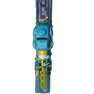 Χειροποίητη Αρωματική Λαμπάδα Με Σαπουνόφουσκα και Εκτοξευτήρας Αυτοκινήτου Μπλε (2026095)