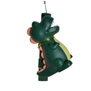 Χειροποίητη Αρωματική Λαμπάδα Με Κουμπαρά Δεινόσαυρο Green (2026099)