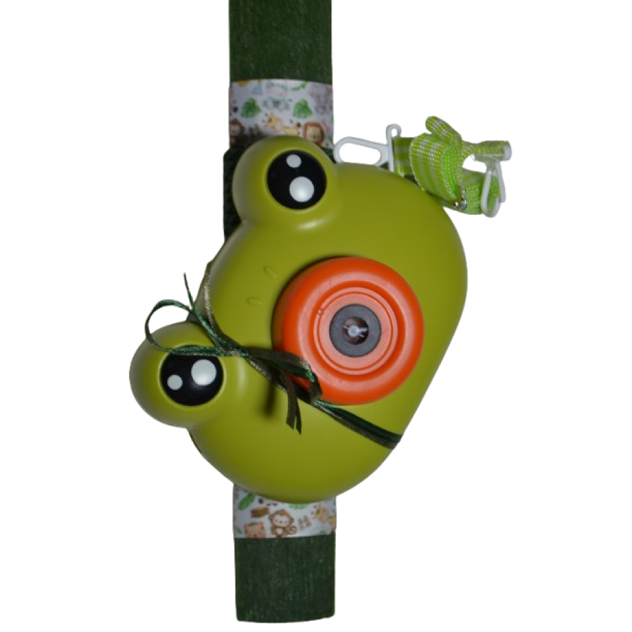 Χειροποίητη Αρωματική Λαμπάδα Βάτραχος με σαπουνόφουσκες (2026103) Χειροποίητη Αρωματική Λαμπάδα Βάτραχος με σαπουνόφουσκες (2026103)