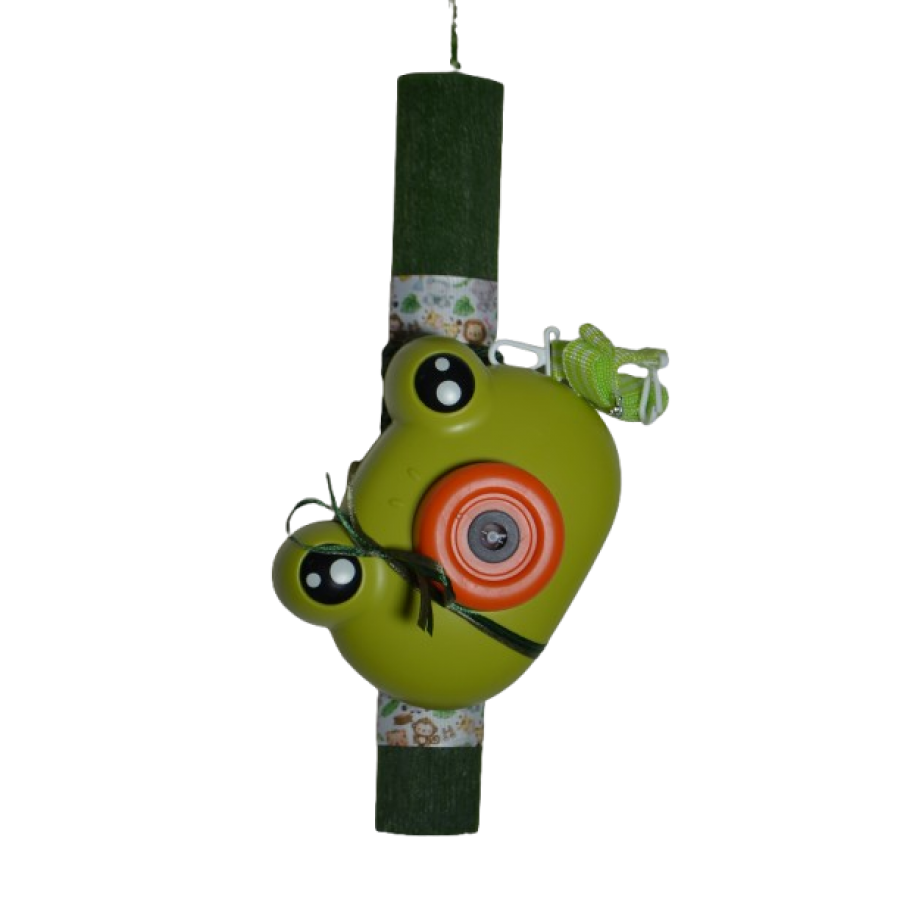 Χειροποίητη Αρωματική Λαμπάδα Βάτραχος με σαπουνόφουσκες (2026103) Χειροποίητη Αρωματική Λαμπάδα Βάτραχος με σαπουνόφουσκες (2026103)