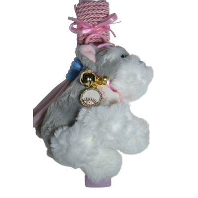 Χειροποίητη Αρωματική Λαμπάδα Με Μπρελόκ με Χνουδωτό Σκυλάκι (2026107) Χειροποίητη Αρωματική Λαμπάδα Με Μπρελόκ με Χνουδωτό Σκυλάκι (2026107)