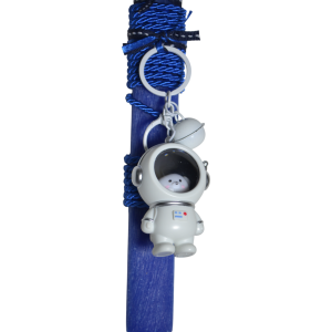 Χειροποίητη Αρωματική Λαμπάδα με Μπρελόκ Αστροναύτης (2026115)