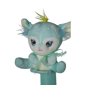 Χειροποίητη Αρωματική Λαμπάδα Με Λούτρινο Mint (2026130)