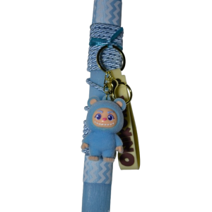 Χειροποίητη Αρωματική Λαμπάδα με Μπρελόκ onikuma Μπλε (2026138) Χειροποίητη Αρωματική Λαμπάδα με Μπρελόκ onikuma Μπλε (2026138)