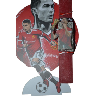 Χειροποίητη Αρωματική Λαμπάδα Με τον CR7 σε ξύλινη Διακοσμητική Βάση (2026148) Χειροποίητη Αρωματική Λαμπάδα Με τον CR7 σε ξύλινη Διακοσμητική Βάση (2026148)
