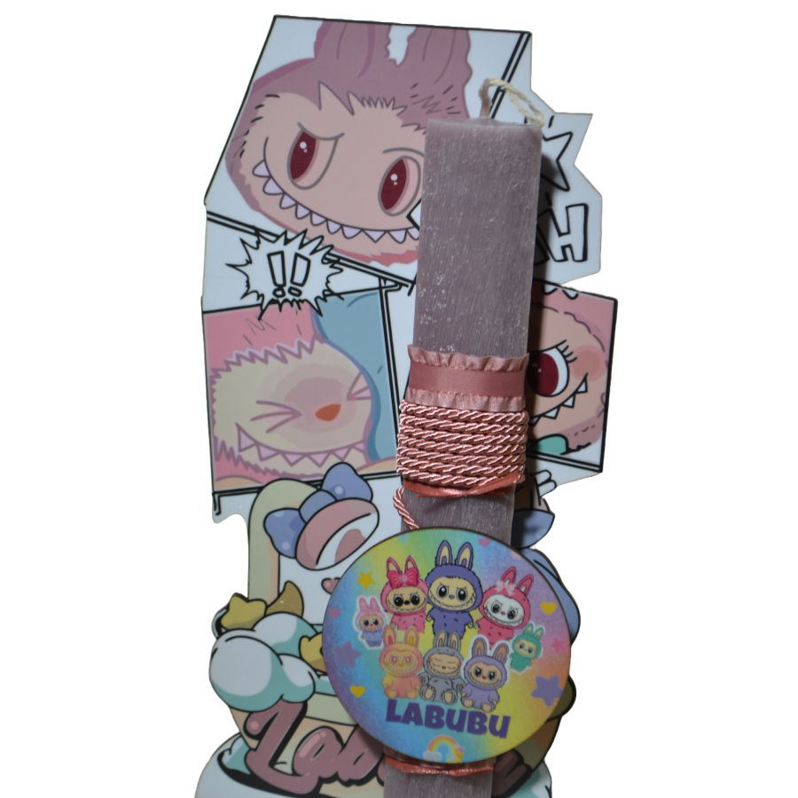 Χειροποίητη Αρωματική Λαμπάδα Με την onikuma ροζ σε ξύλινη Διακοσμητική Βάση (2026154) Χειροποίητη Αρωματική Λαμπάδα Με την onikuma ροζ σε ξύλινη Διακοσμητική Βάση (2026154)