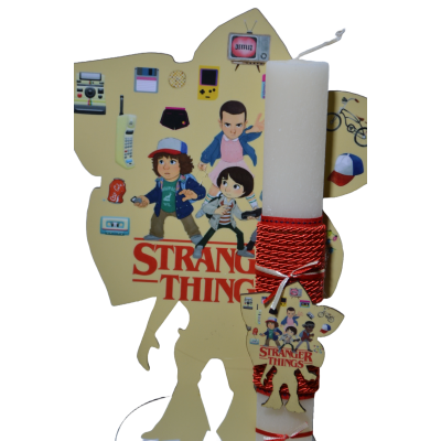 Χειροποίητη Αρωματική Λαμπάδα Με stranger things yellow σε ξύλινη Διακοσμητική Βάση (2026155) Χειροποίητη Αρωματική Λαμπάδα Με stranger things yellow σε ξύλινη Διακοσμητική Βάση (2026155)