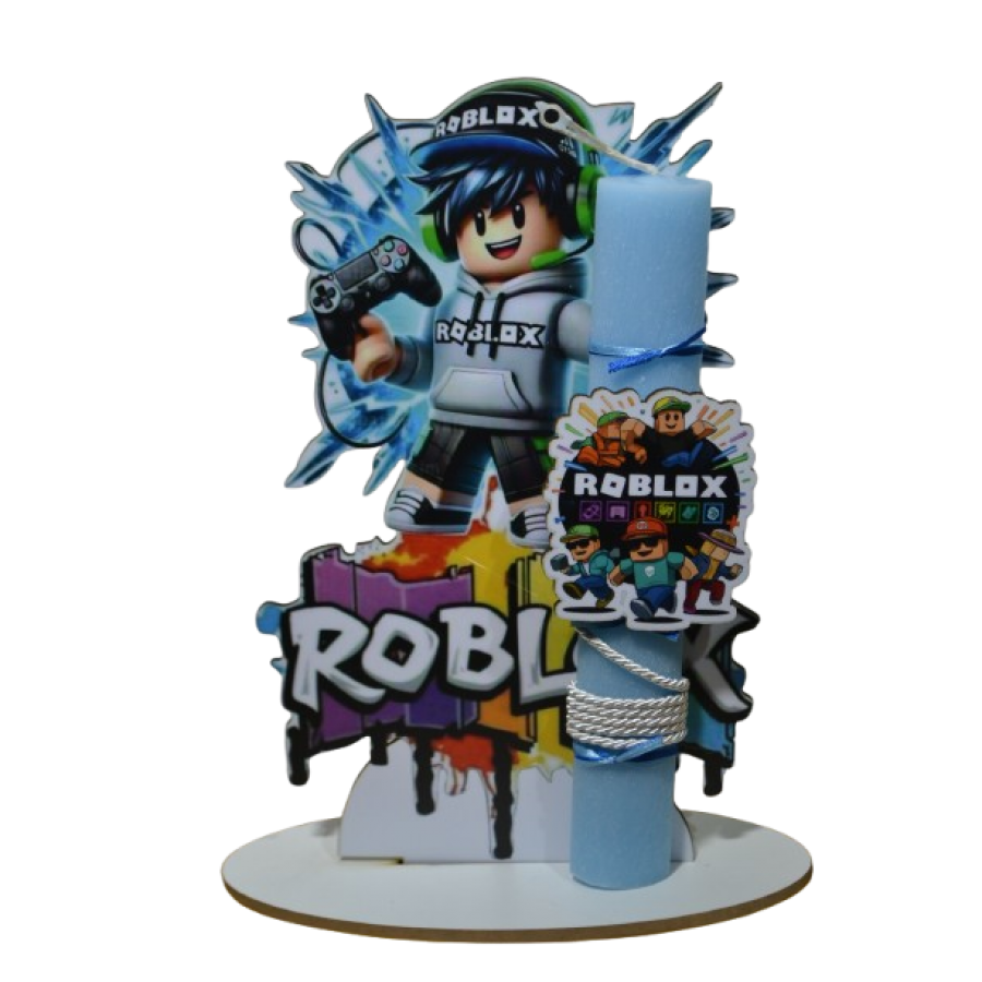 Χειροποίητη Αρωματική Λαμπάδα Με μορφή Gamer σε ξύλινη Διακοσμητική Βάση (2026160) Χειροποίητη Αρωματική Λαμπάδα Με μορφή Gamer σε ξύλινη Διακοσμητική Βάση (2026160)