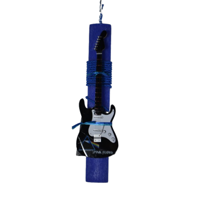 Χειροποίητη Αρωματική Λαμπάδα Με Διακοσμητική Κιθάρα Pink Floyd (2026168)