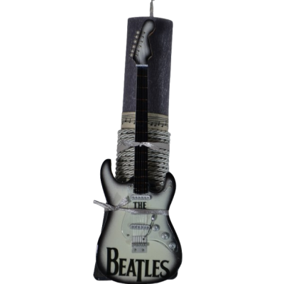Χειροποίητη Αρωματική Λαμπάδα Με Διακοσμητική Κιθάρα Beatles (2026172) Χειροποίητη Αρωματική Λαμπάδα Με Διακοσμητική Κιθάρα Beatles (2026172)