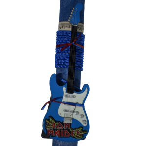 Χειροποίητη Αρωματική Λαμπάδα Με Διακοσμητική Κιθάρα Iron Maiden (2026173)