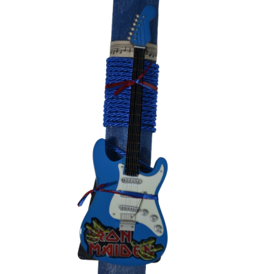 Χειροποίητη Αρωματική Λαμπάδα Με Διακοσμητική Κιθάρα Iron Maiden (2026173) Χειροποίητη Αρωματική Λαμπάδα Με Διακοσμητική Κιθάρα Iron Maiden (2026173)