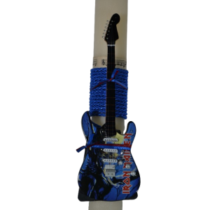 Χειροποίητη Αρωματική Λαμπάδα Με Διακοσμητική Κιθάρα Iron Maiden (2026174)