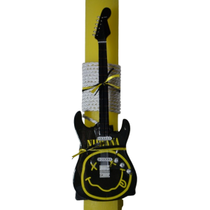 Χειροποίητη Αρωματική Λαμπάδα Με Διακοσμητική Κιθάρα Nirvana (2026179) Χειροποίητη Αρωματική Λαμπάδα Με Διακοσμητική Κιθάρα Nirvana (2026179)