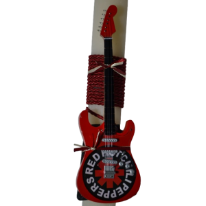 Χειροποίητη Αρωματική Λαμπάδα Με Διακοσμητική Κιθάρα Red Hot Chilipeppers (2026180) Χειροποίητη Αρωματική Λαμπάδα Με Διακοσμητική Κιθάρα Red Hot Chilipeppers (2026180)