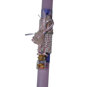 Χειροποίητη Αρωματική Λαμπάδα Κολιέ με στοιχείο Donuts (2026194)