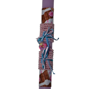 Χειροποίητη Αρωματική Λαμπάδα βραχιόλι με Donut Ροζ Στοιχείο (2026195) Χειροποίητη Αρωματική Λαμπάδα βραχιόλι με Donut Ροζ Στοιχείο (2026195)