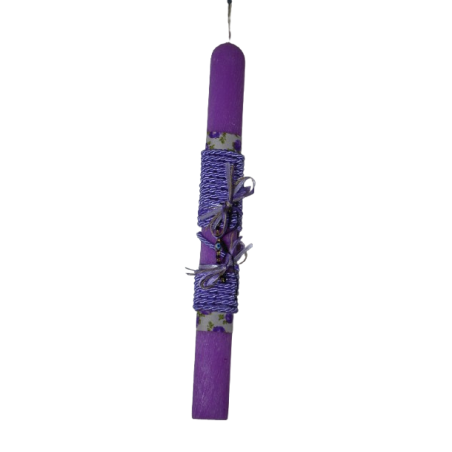 Χειροποίητη Αρωματική Λαμπάδα Με Βραχιόλι Με Ματάκι (2026196)