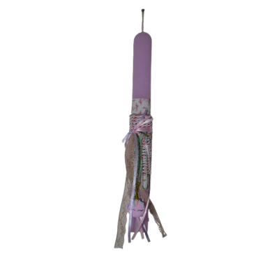 Χειροποίητη Αρωματική Λαμπάδα Κολιέ με στοιχείο Μακαρόν Unicorn  (2026210)