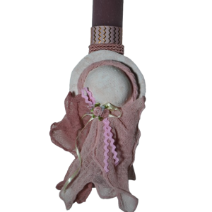 Χειροποίητη Αρωματική Λαμπάδα Με Διακοσμητικό Καπέλο Ροζ (2026216) Χειροποίητη Αρωματική Λαμπάδα Με Διακοσμητικό Καπέλο Ροζ (2026216)