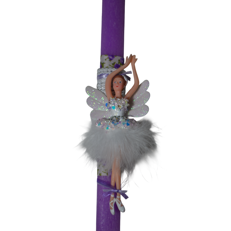 Αρωματική Λαμπάδα Με Διακοσμητική Πορσελάνινη Μπαλαρίνα (2026217)