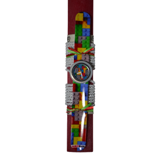 Χειροποίητη Αρωματική Λαμπάδα Με Παιδικό Ρολόι Κόκκινο (2026220)