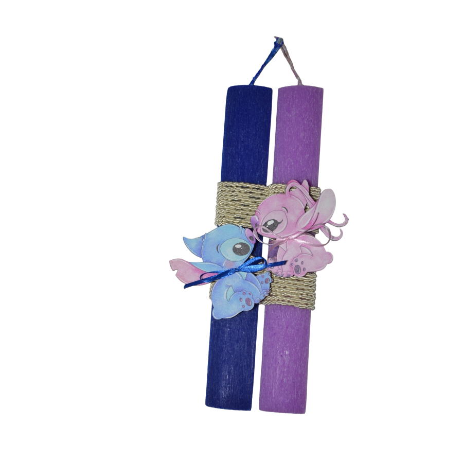 Χειροποίητη Αρωματική Λαμπάδα Για Ζευγάρι με Ξύλινα διακοσμητικά Τερατάκια (2026249) Χειροποίητη Αρωματική Λαμπάδα Για Ζευγάρι με Ξύλινα διακοσμητικά Τερατάκια (2026249)