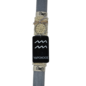 Χειροποίητη Αρωματική Λαμπάδα Με Μπρελόκ Plexi glass Ζώδιο Υδροχόος (2026255) Χειροποίητη Αρωματική Λαμπάδα Με Μπρελόκ Plexi glass Ζώδιο Υδροχόος (2026255)