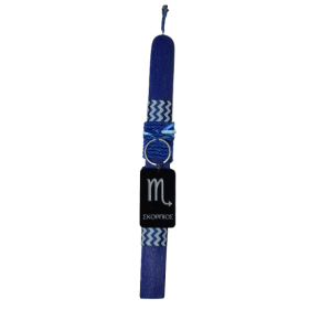 Χειροποίητη Αρωματική Λαμπάδα Με Plexi Glass Μπρελόκ Ζώδιο Σκορπιός (2026259)