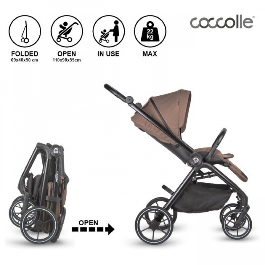 Coccolle Πολυκαρότσι 4σε1 Serry Liht Taupe (325065444-1)