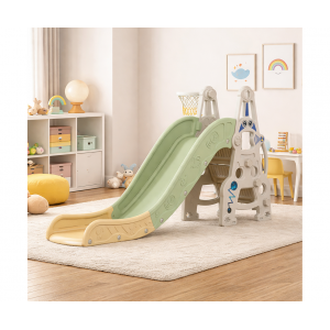 Moni Παιδική Τσουλήθρα και Μπασκέτα Slide Swing Spaceman (3801005602674) 