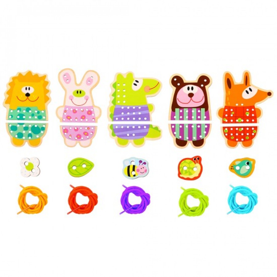 Tooky Toy Ξύλινο Παιχνίδι Ζωάκια με κορδόνι 5in1 TL417 (6970090040832) Tooky Toy Ξύλινο Παιχνίδι Ζωάκια με κορδόνι 5in1 TL417 (6970090040832)