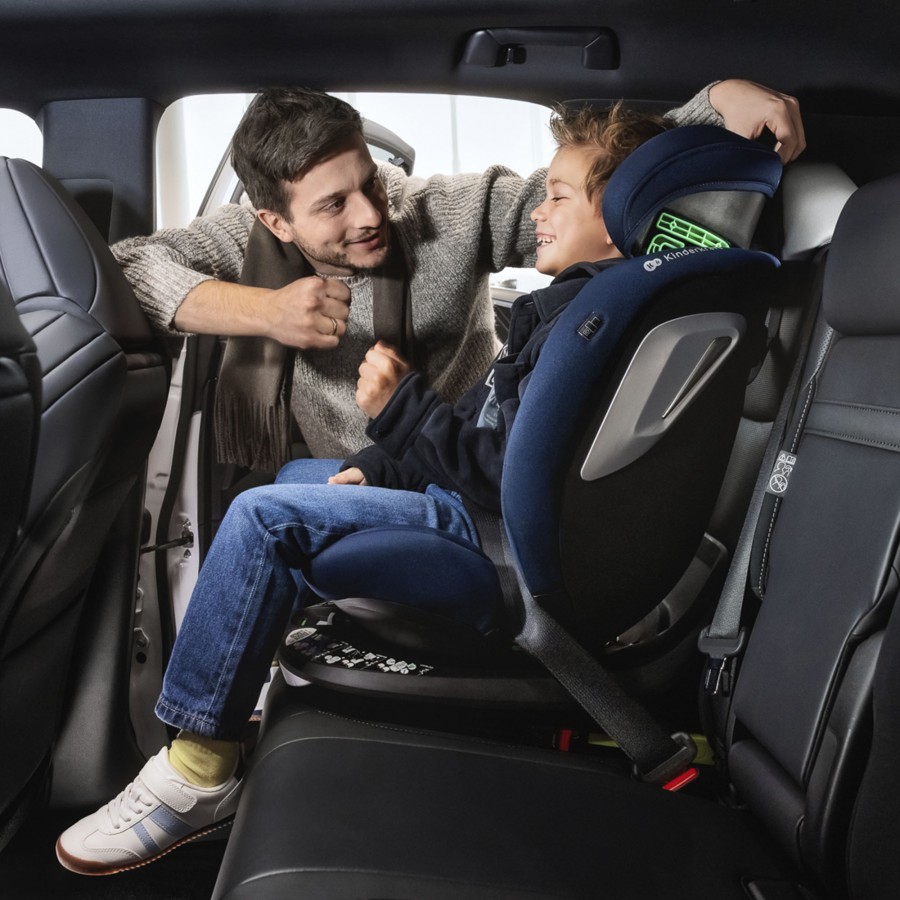 Kinderkraft Κάθισμα Αυτοκινήτου i-Grow Isofix i-Size 360° Black (KCIGRO02BLKPL100)