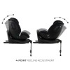 Kinderkraft Xrider 2 Καθισματάκι Αυτοκινήτου i-Size με Isofix Black (KCXRID02BLK0000)