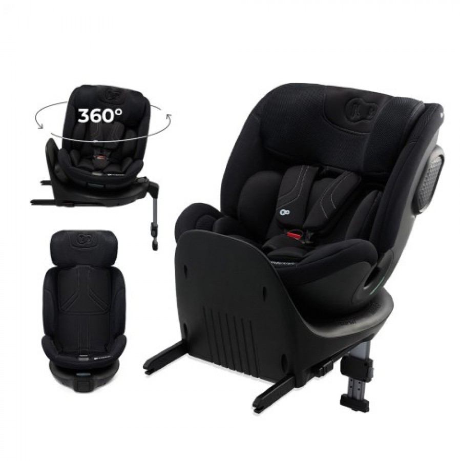 Kinderkraft Xrider 2 Καθισματάκι Αυτοκινήτου i-Size με Isofix Black (KCXRID02BLK0000)