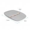 Kidnort Αλλαξιέρα Soft Rengjore Frost Grey (KID000154) Kidnort Αλλαξιέρα Soft Rengjore Frost Grey (KID000154)