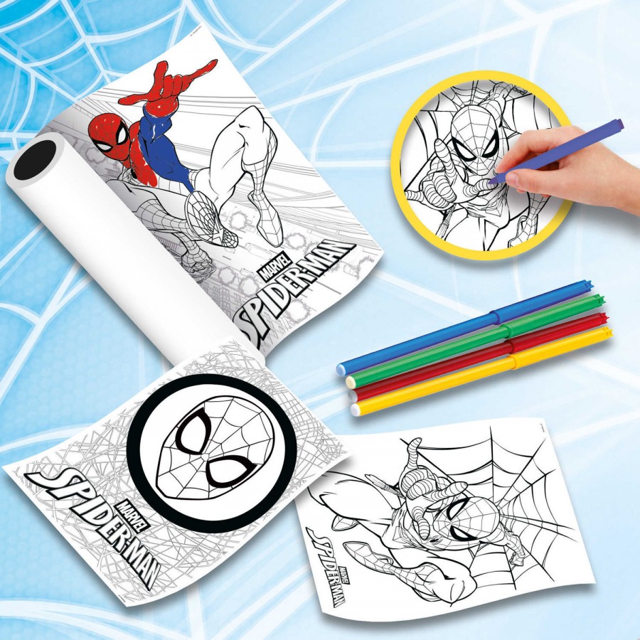 Real Fun Toys Σετ ζωγραφικής ρολό με χρωμοσελίδες Spiderman 3+ ετών (RF113149) Real Fun Toys Σετ ζωγραφικής ρολό με χρωμοσελίδες Spiderman 3+ ετών (RF113149)