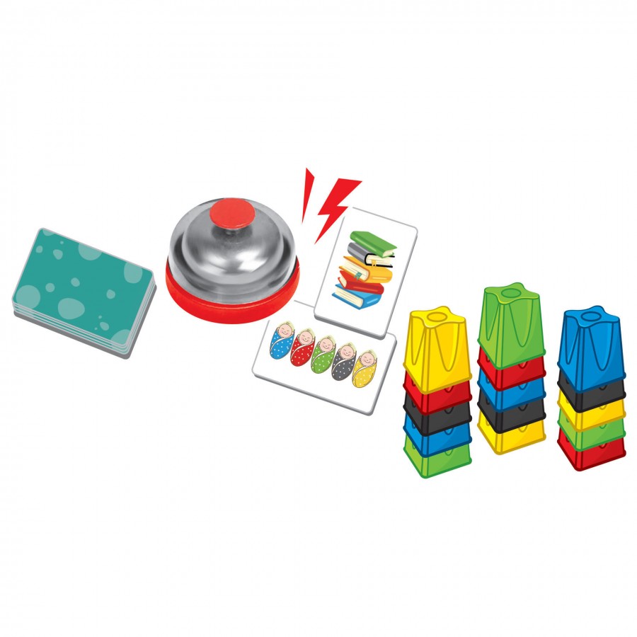 Real Fun Toys Γρήγορες Κούπες - Επιτραπέζιο Παιχνίδι Ταχύτητας και Γέλιου6+ Ετών (RF4103)