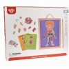 Tooky Toys Εκπαιδευτικός Μαγνητικός Πίνακας Body Magnetic Chart TH842 (6972633372301)