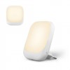 ZAZU Socket Light Φωτάκι Πρίζας Led με Αισθητήρα Νυκτός Λευκό (ZA-SOCKET-01)