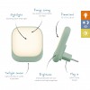 ZAZU Socket Light Φωτάκι Πρίζας Led με Αισθητήρα Νυκτός Μέντα (ZA-SOCKET-02)