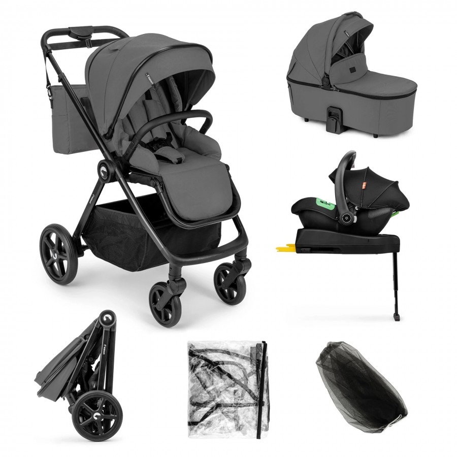 Kidnort Πολυκαρότσι Alskar 3σε1 Grey με Δώρο τη Βάση Isofix (ZES000029) Kidnort Πολυκαρότσι Alskar 3σε1 Grey με Δώρο τη Βάση Isofix (ZES000029)