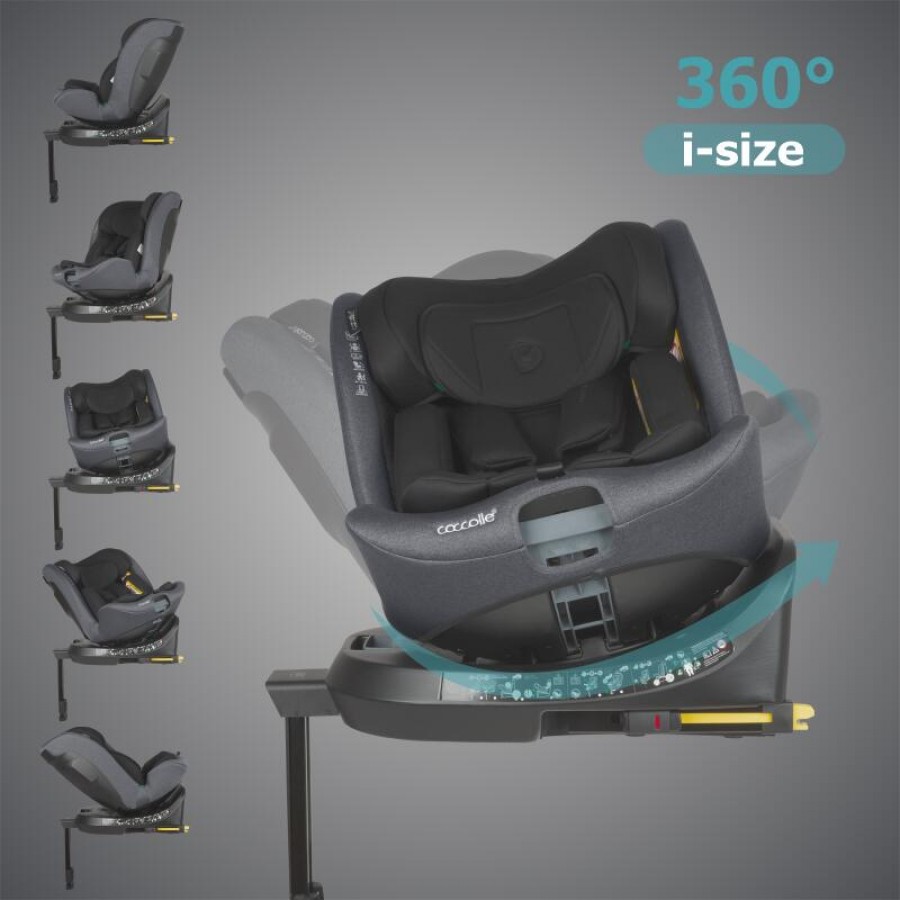 Coccolle Κάθισμα Αυτοκινήτου Ario i-SIZE 40-150cm Anthracite (326089062)