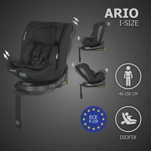Coccolle Κάθισμα Αυτοκινήτου Ario i-SIZE 40-150cm Midnight Black (326098060)