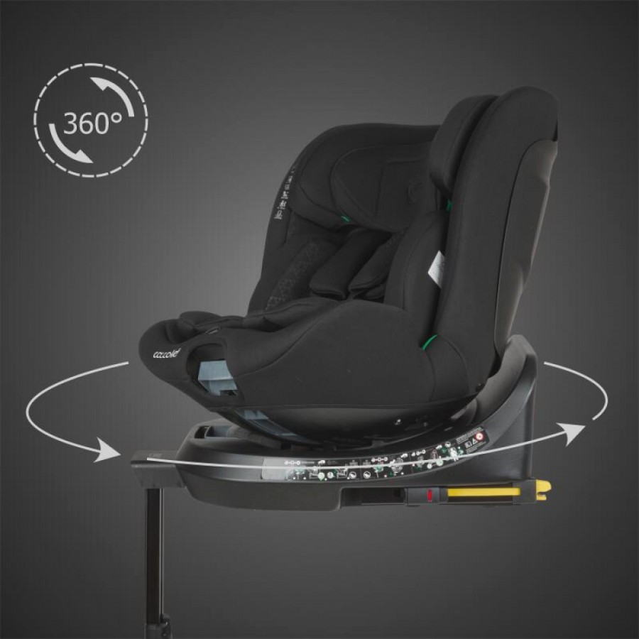 Coccolle Κάθισμα Αυτοκινήτου Ario i-SIZE 40-150cm Midnight Black (326098060)