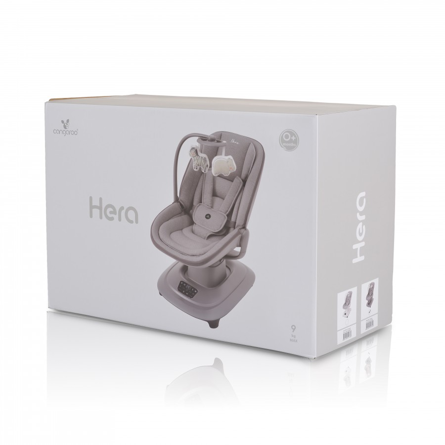 Cangaroo Ηλεκτρική Κούνια Relax Hera Light grey (3801005210343) Cangaroo Ηλεκτρική Κούνια Relax Hera Light grey (3801005210343)