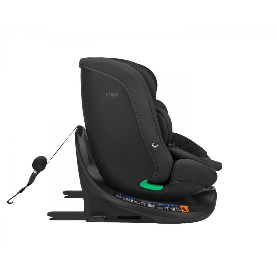 Kikkaboo Κάθισμα Αυτοκινήτου i-van Isofix i-Size 360° Black (31002100081)