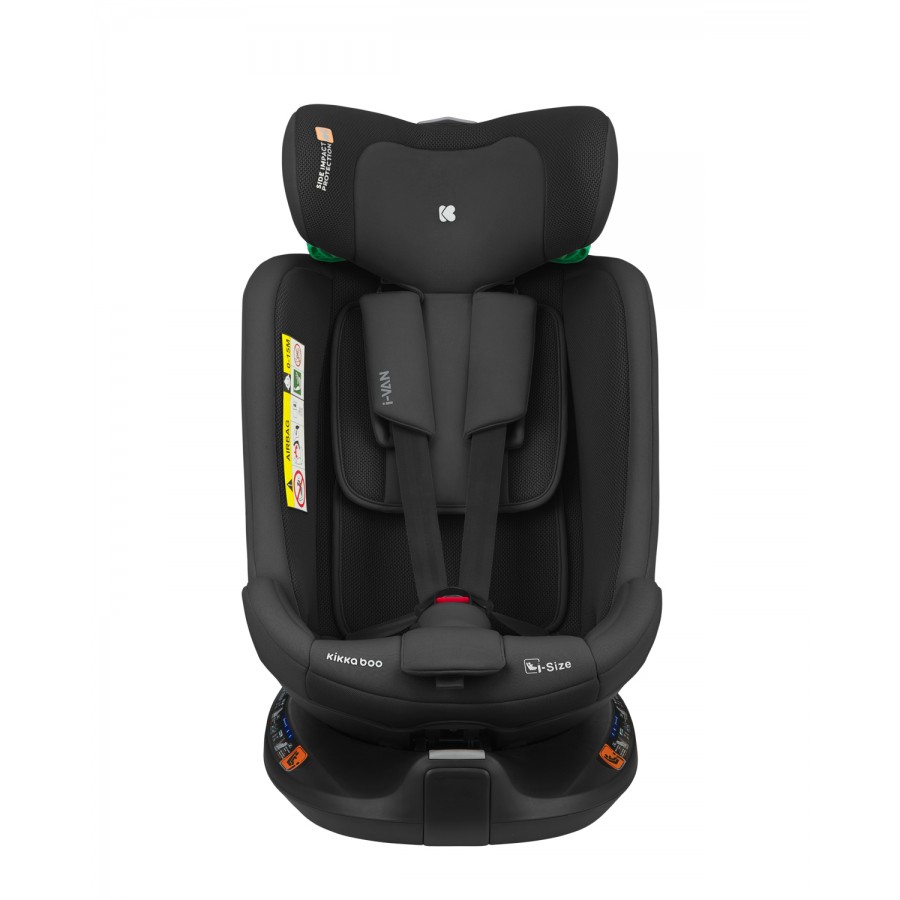 Kikkaboo Κάθισμα Αυτοκινήτου i-van Isofix i-Size 360° Black (31002100081)